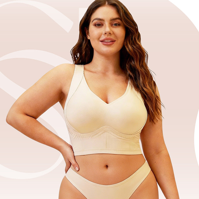 Reggiseno senza cuciture a copertura totale con supporto