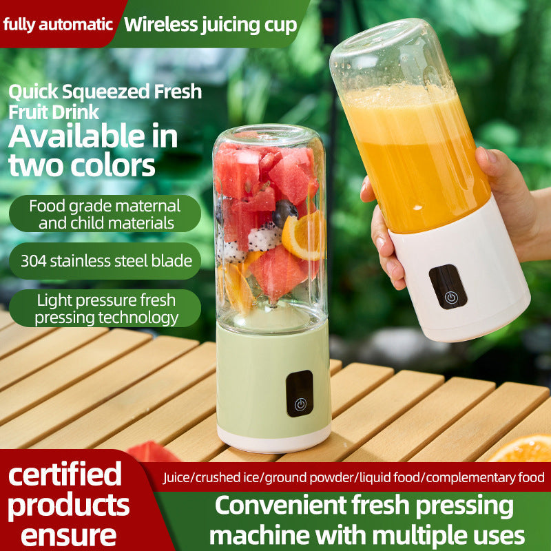 Frullatore Portatile Senza Fili con 12 Lame - Ricaricabile USB per Smoothie