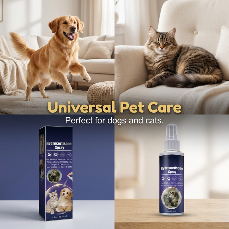Spray Naturale Anti-Pulci e Zecche per Cani e Gatti