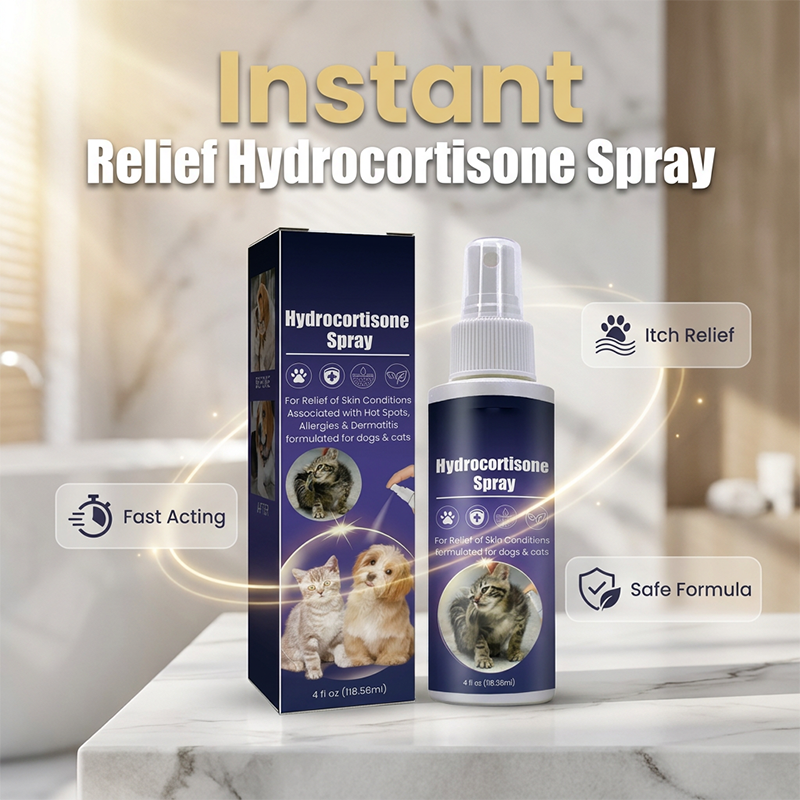Spray Naturale Anti-Pulci e Zecche per Cani e Gatti