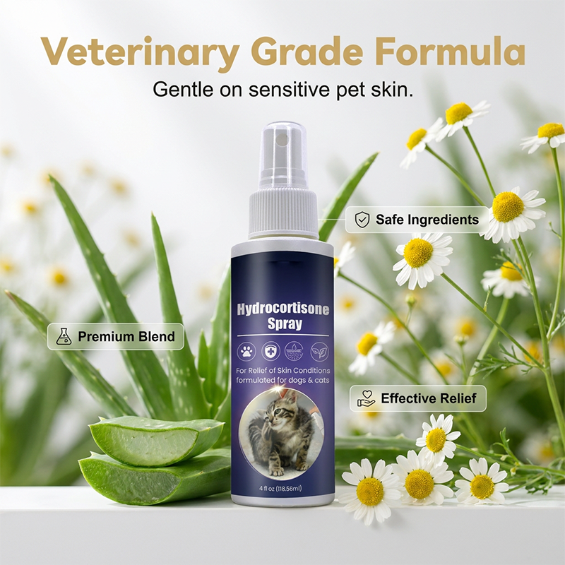 Spray Naturale Anti-Pulci e Zecche per Cani e Gatti