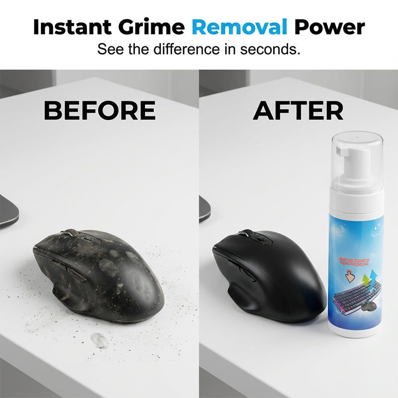 Schiuma detergente per tastiera e mouse