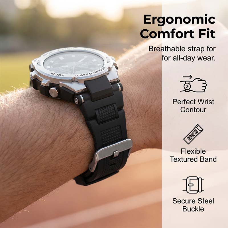Orologio Sportivo da Uomo Multifunzione