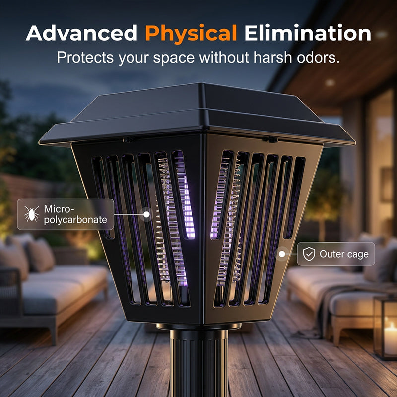 💡🦋 Sconto del 50% per un periodo limitato! 🔥Lampada antizanzare solare decorativa – Luce LED bianca calda, non necessita di cablaggi o batterie – Allontana le zanzare e crea un'atmosfera piacevole sul tuo patio 🌙🏵️