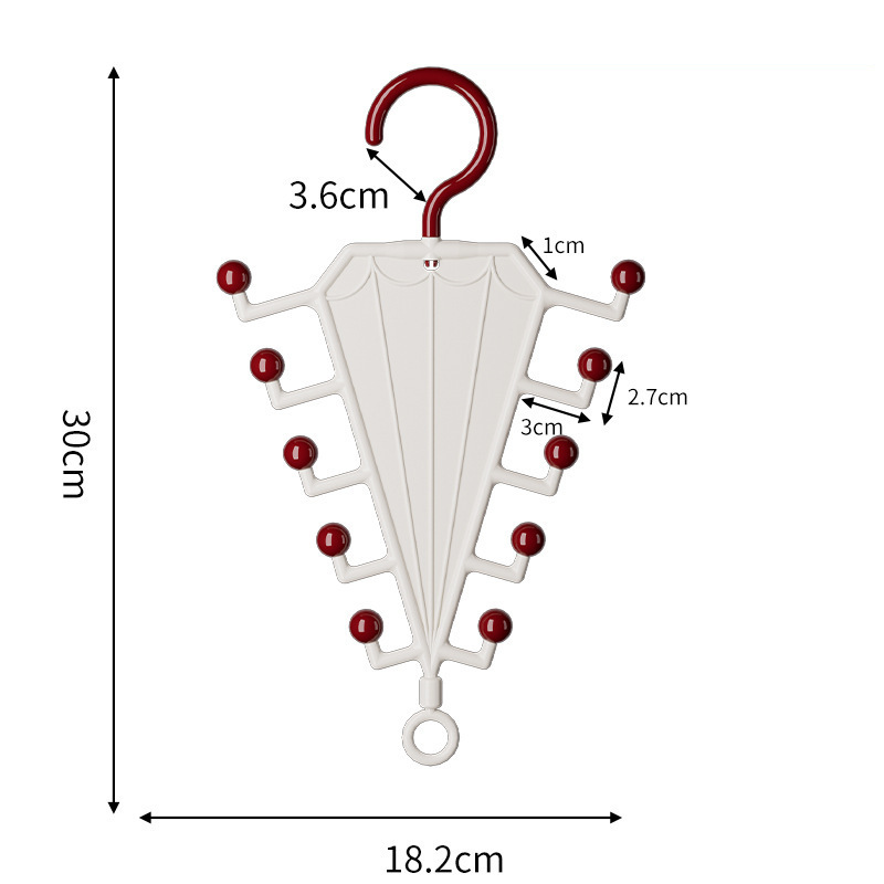 Porta grucce multifunzione a V a doppio lato per accessori