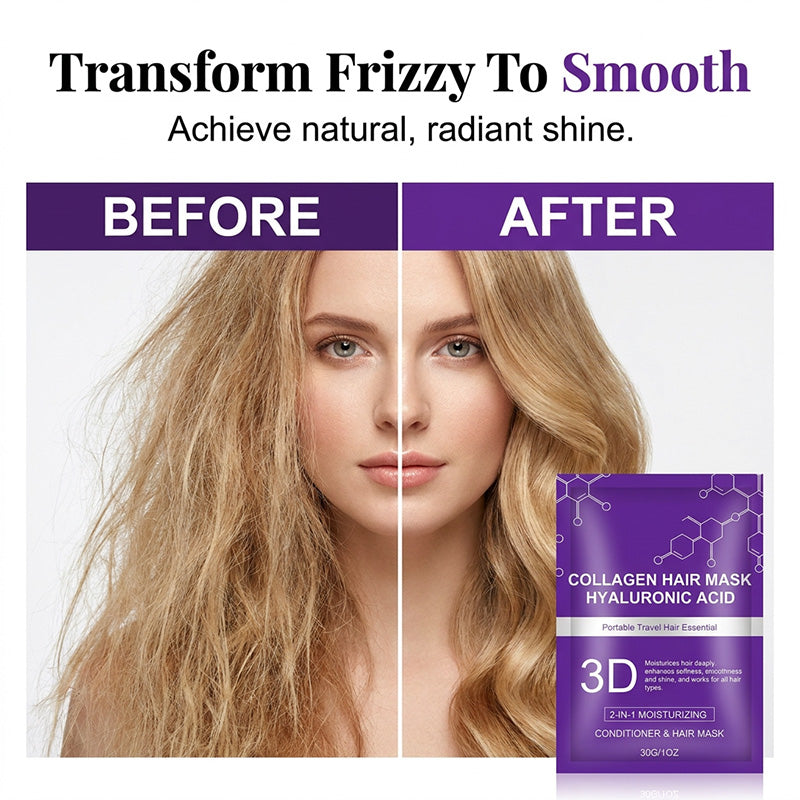 💎✨ Maschera per Capelli all’Acido Ialuronico – Riparazione Profonda e Idratazione Intensa