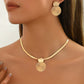 🎁Novità 2026: Sconto del 60%💥 Set collana e orecchini Modern Chic – Finitura oro, design geometrico e leggerezza – perfetto per un tocco di eleganza quotidiana o come regalo – include pezzi coordinati per un look raffinato 💫