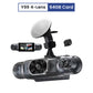 Dash Cam HD a 4 Obiettivi con Visione Notturna