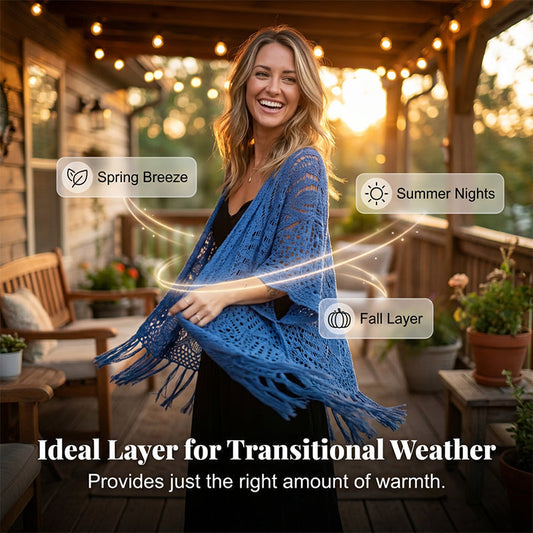 🥳2026 SCONTO HOT SALE🥳💞50K+ VENDUTI!⚡☀️ 50% SCONTO! Cardigan Estivo Trasparente – Tessuto leggero, comodo da indossare. Protezione efficace dai raggi UV – rimani fresca e protetta al sole! 🛡️✨