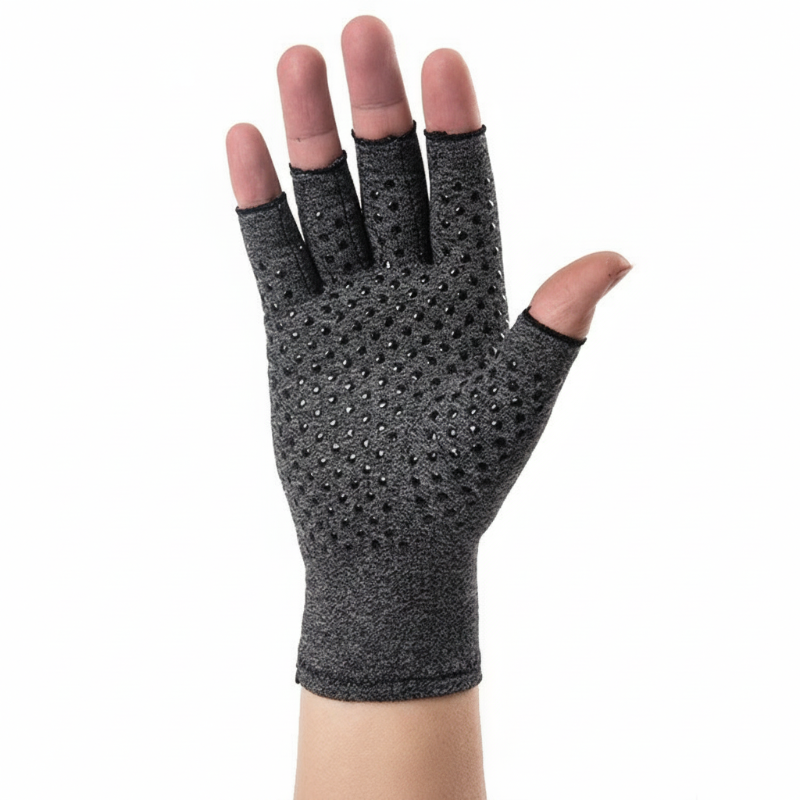 Guanti a Compressione per Artrite con Grip Antiscivolo