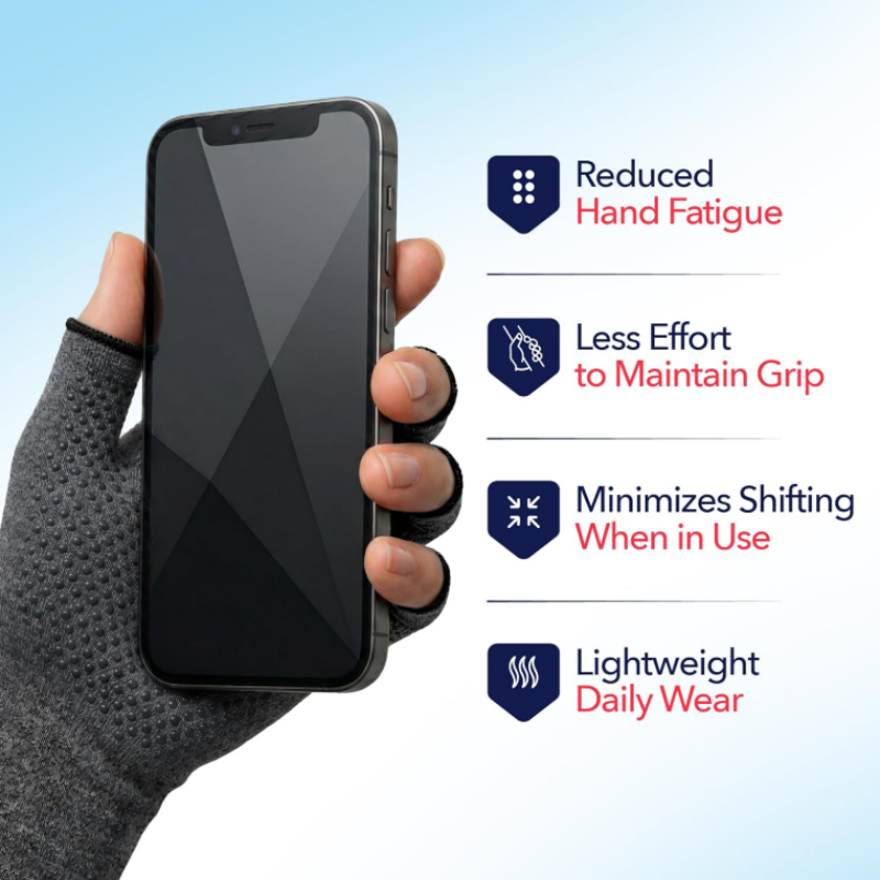 Guanti a Compressione per Artrite con Grip Antiscivolo