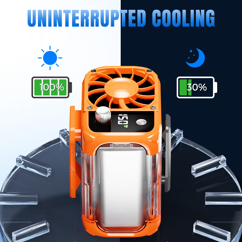 Ventilatore portatile multifunzionale per esterni
