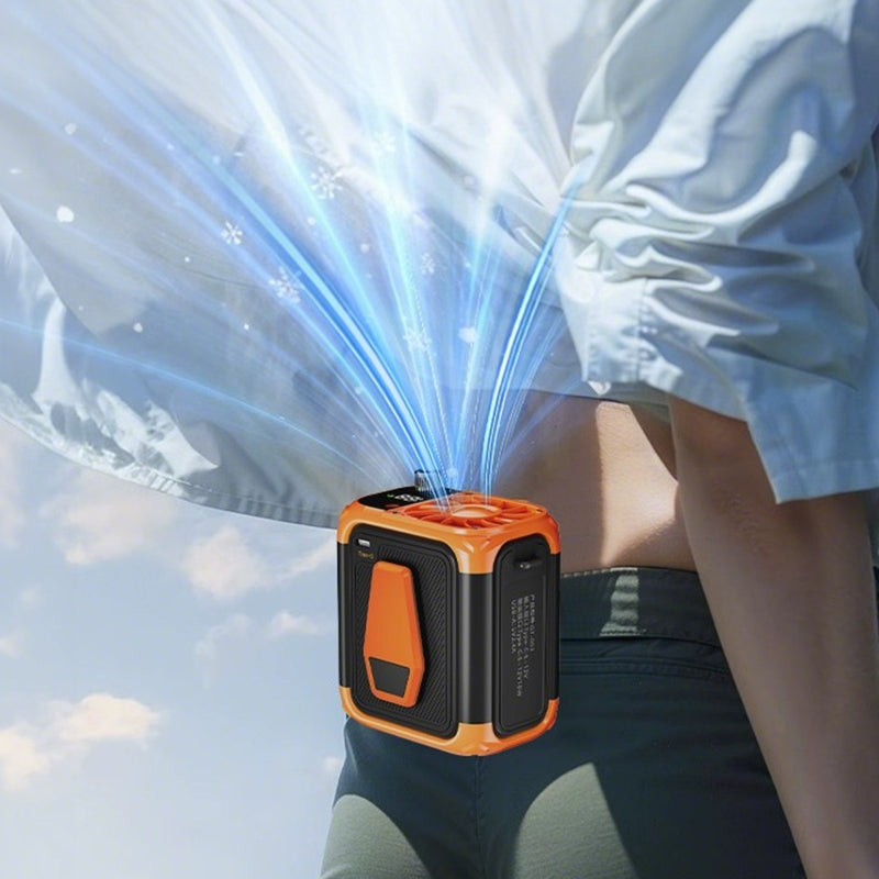 Ventilatore portatile multifunzionale per esterni