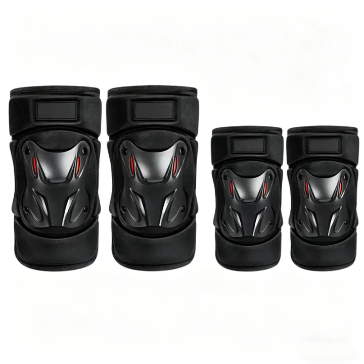 Set di protezioni per ginocchia e gomiti da moto