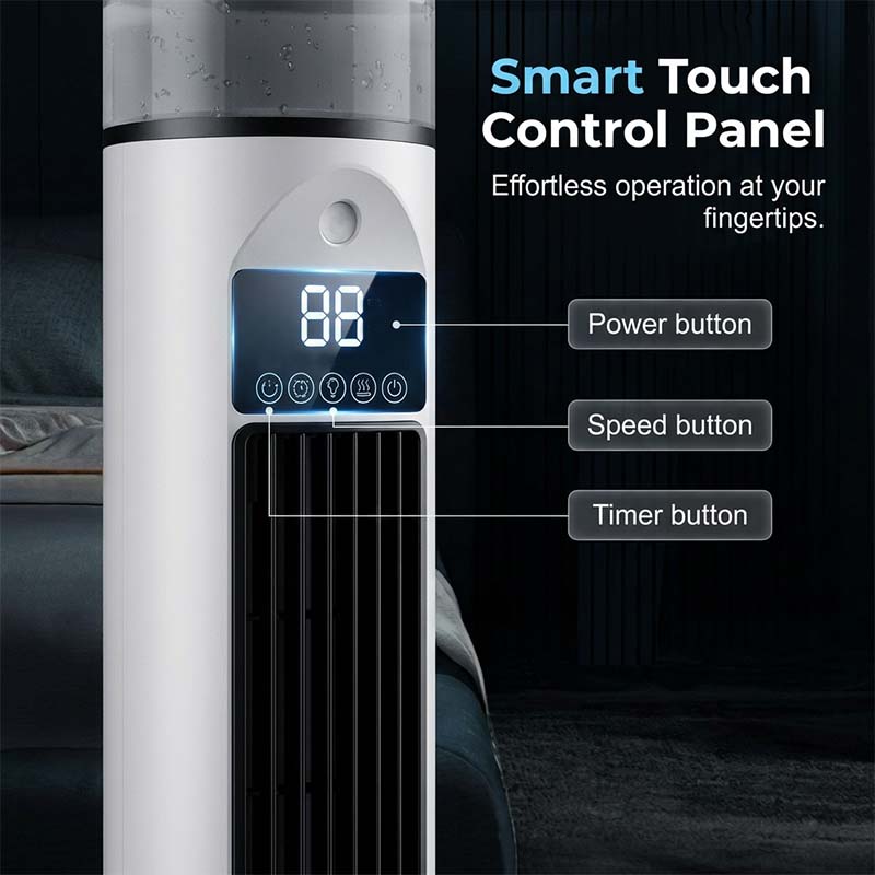 Ventilatore a Torre con Nebulizzatore a 6 Velocità