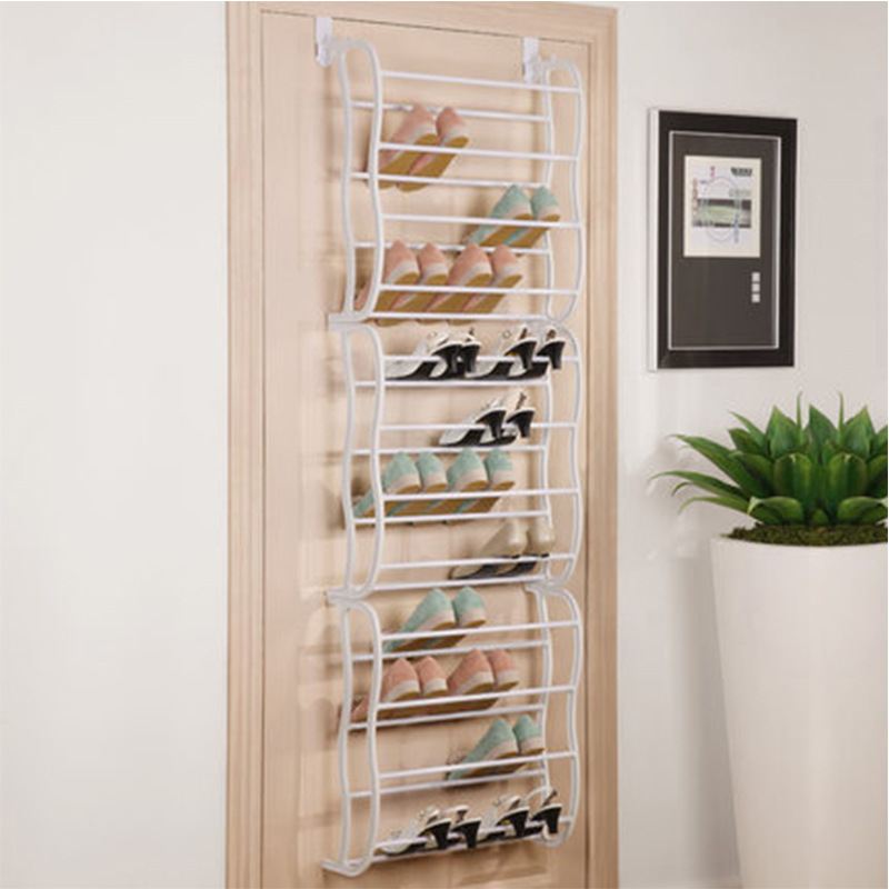 🥳2026 HOT SALE🥳💞50K+ SOLD!🚪👟 50% OFF! Over‑the‑Door Shoe Rack – 24 pockets, holds 24 pairs. Tool‑free install, no drilling. Maximise storage instantly! 🏠✨