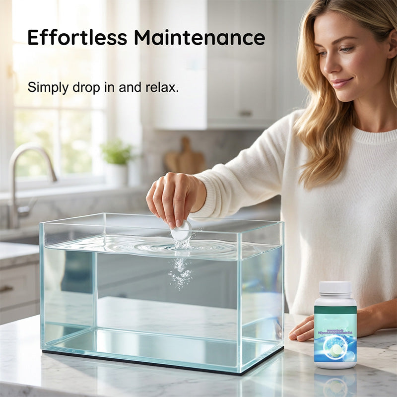Compresse Effervescenti per Acquari Cristallini
