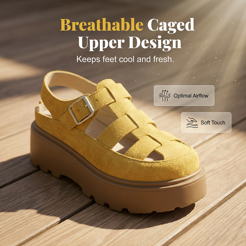 👡 ✨ Sandali da donna con plateau e suola spessa – Comodi, eleganti e perfetti per l'estate ☀️