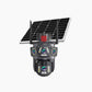 ⏳Offerta a tempo⏰📷 Telecamera di sicurezza Wi‑Fi solare da esterno 6K 9MP｜3 obiettivi, PTZ 360°, IP66 impermeabile, visione notturna a colori, audio bidirezionale, rilevamento movimento✨