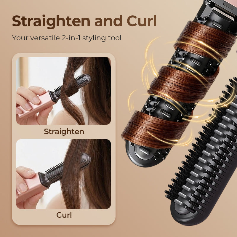 Pettine lisciante senza fili portatile per capelli
