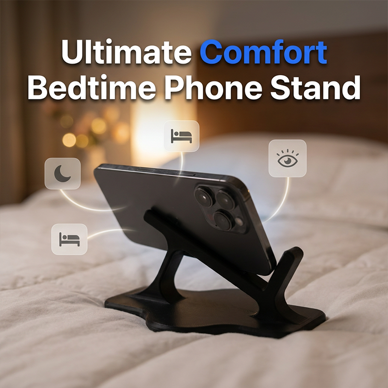 Supporto per telefono da letto per posizione laterale