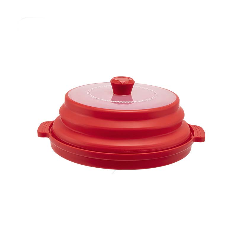 Coperchio per Microonde Pieghevole Salvaspazio con Base a Tappetino