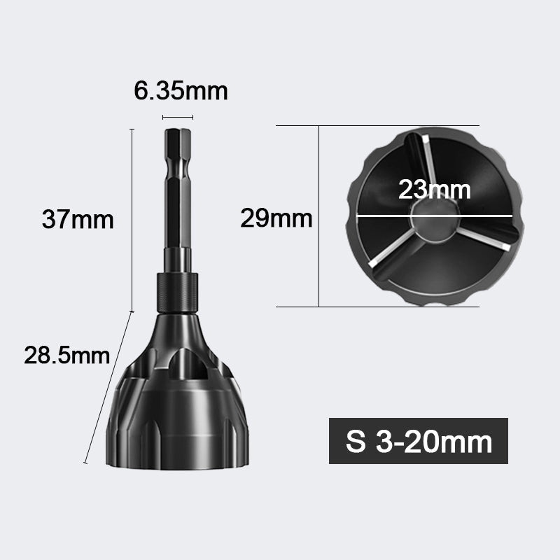 Utensile smussatore per sbavatura in acciaio al tungsteno