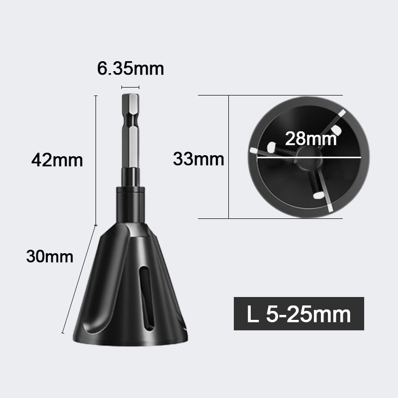 Utensile smussatore per sbavatura in acciaio al tungsteno