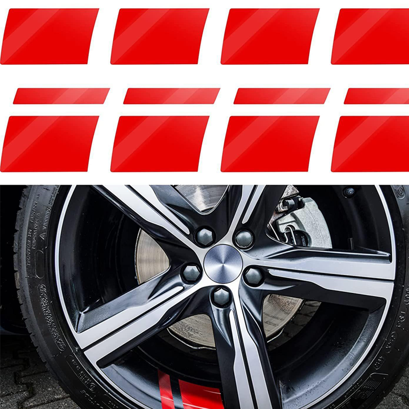 🚗✨ Adesivi riflettenti per cerchioni auto 🌟