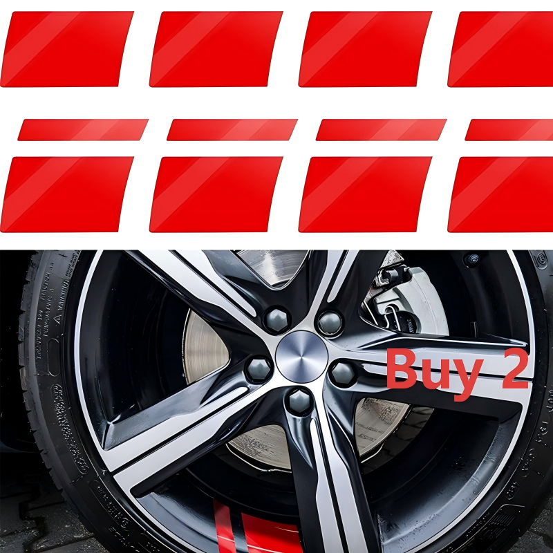 🚗✨ Adesivi riflettenti per cerchioni auto 🌟