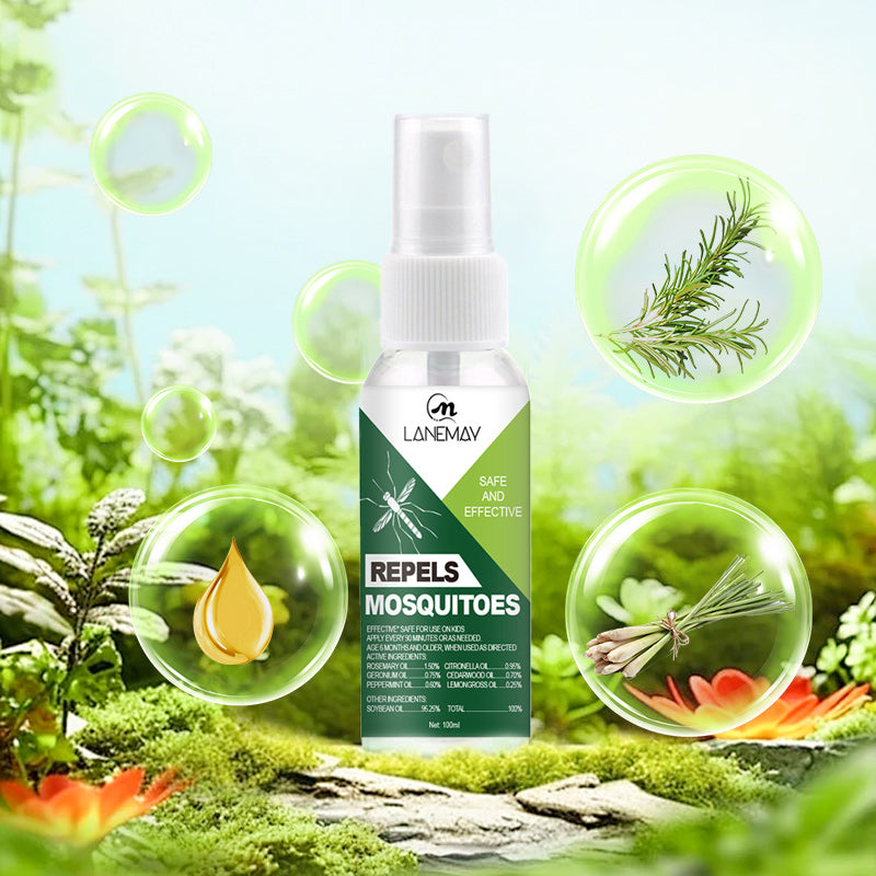 Spray Repellente Portatile per Zanzare da Esterno