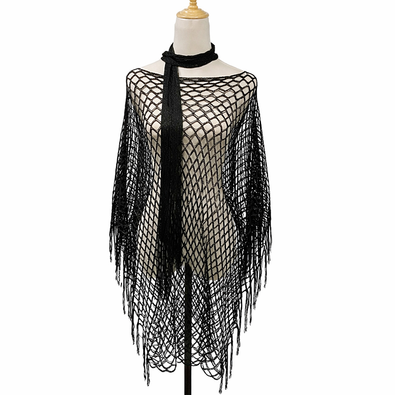 Copricostume Estivo all'Uncinetto Metallizzato – Leggero, Fluido e Elegante Senza Sforzo outfit estivo