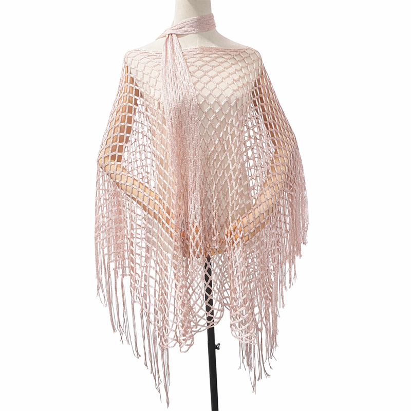 Copricostume Estivo all'Uncinetto Metallizzato – Leggero, Fluido e Elegante Senza Sforzo outfit estivo