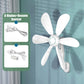 Ventilatore da parete potente e leggero per uso domestico