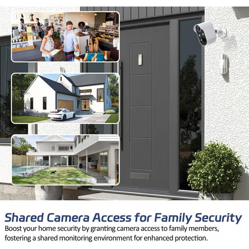 Telecamera di sicurezza domestica WiFi wireless da esterno 1080P