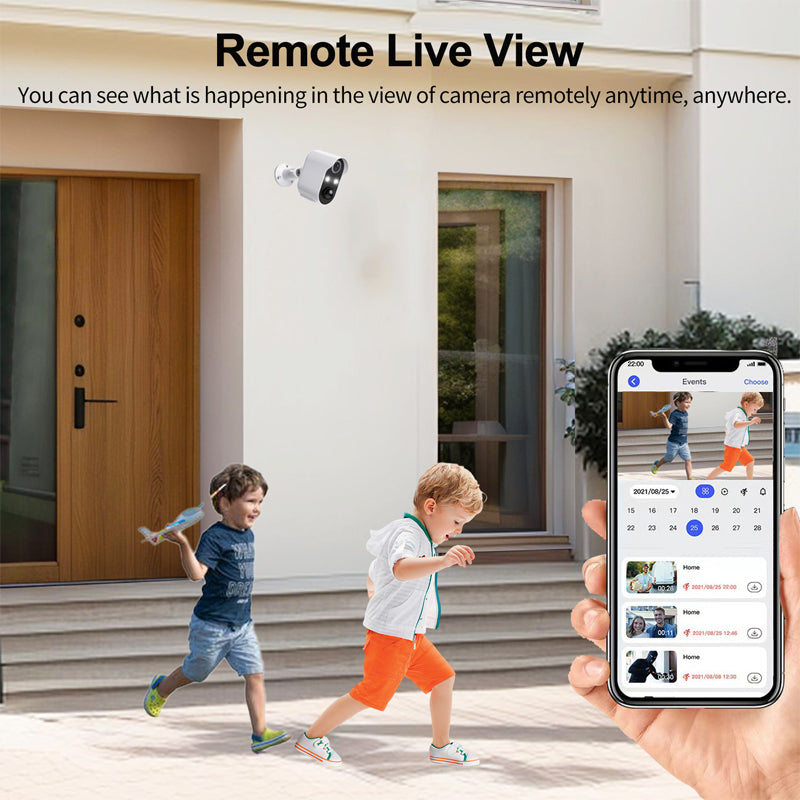 Telecamera di sicurezza domestica WiFi wireless da esterno 1080P