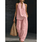 Set due pezzi da donna con scollo all'americana