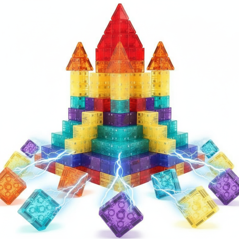 Set di mattoncini magnetici per bambini
