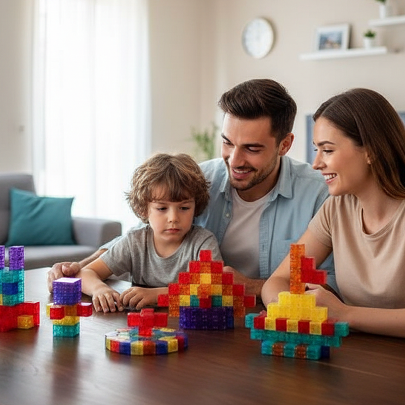 Set di mattoncini magnetici per bambini