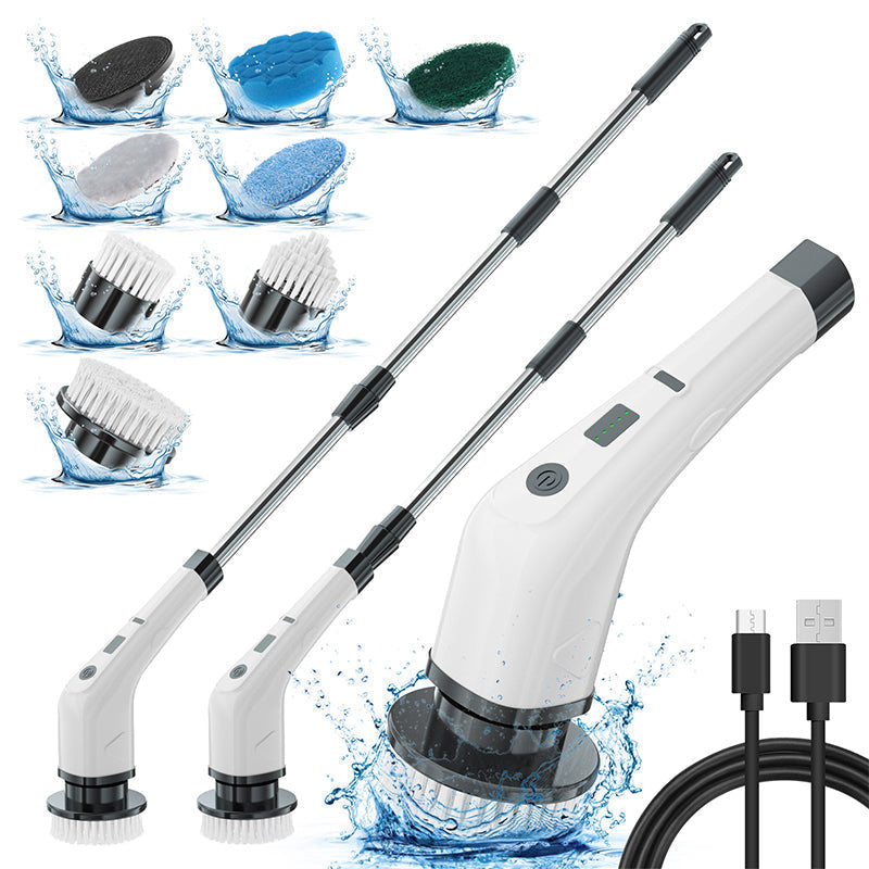 🥳2026 SUPER OFFERTA🥳💞OLTRE 50K VENDUTI! 🧹⚡ 50% DI SCONTO! Spazzola Elettrica per la Pulizia – motore ad alta coppia, 4 testine e manico lungo. Impermeabile e senza fili – bagno, cucina e auto sempre brillanti! 💧✅