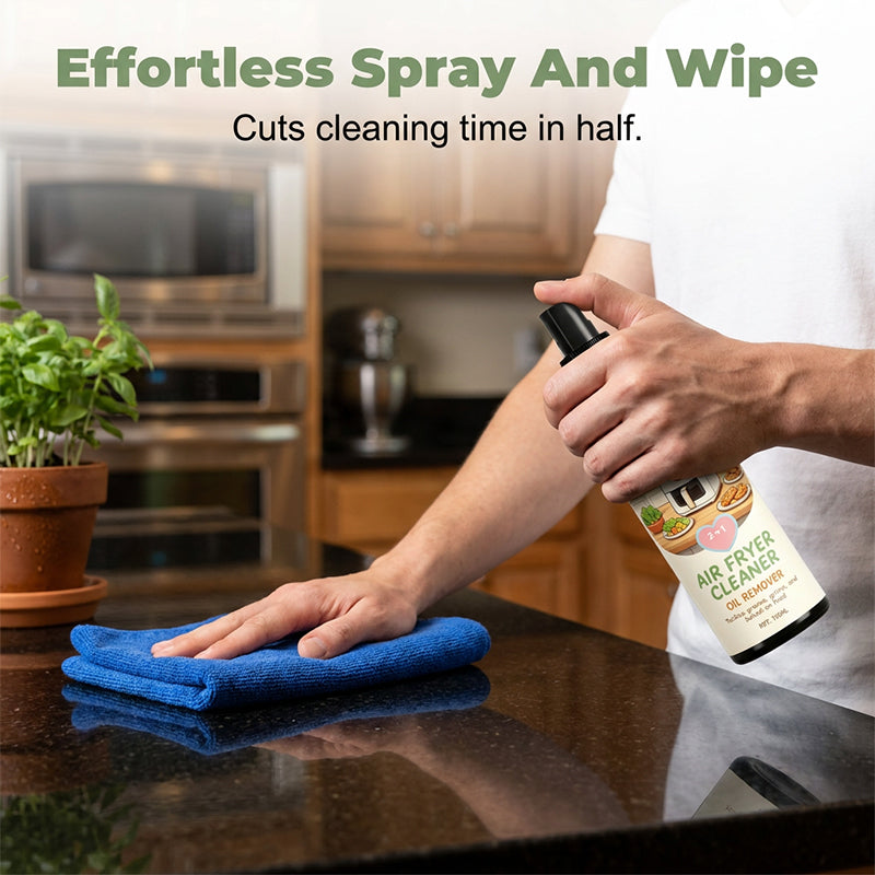 🥳OFFERTA 2026🥳💞50K+ VENDUTI!🔍✨ 50% DI SCONTO! Detergente 2 in 1 per Friggitrice ad Aria – Sgrassante e pulente, sicuro per rivestimenti antiaderenti. Spruzza e pulisci. Include asciugamano! 🧼💪