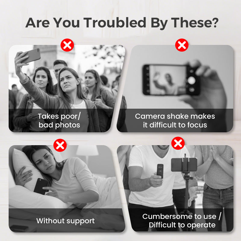 💖Impugnatura per fotocamera Bluetooth con scatto remoto