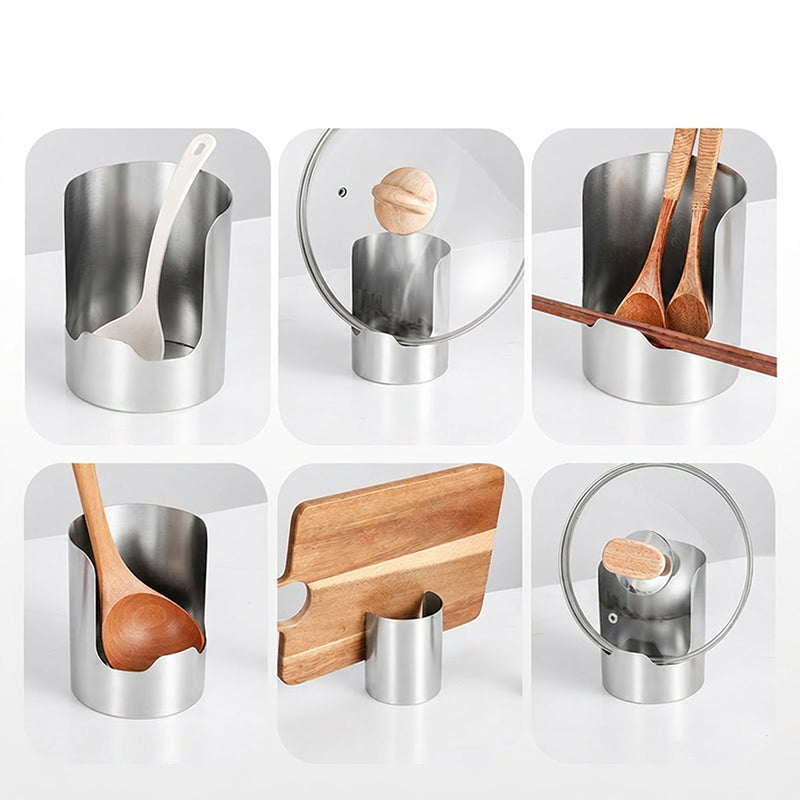 🔥 50% KORTING 🍳 Multifunctionele keukengerei-organizer | Stevig roestvrij staal voor duurzaamheid · Ruimtebesparend verticaal ontwerp · Makkelijk schoon te maken en vetafstotend