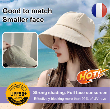 Cappello con protezione UV senza trucco