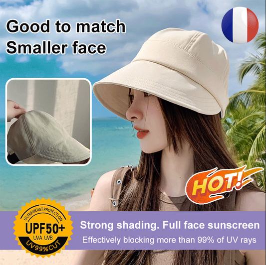 Cappello con protezione UV senza trucco