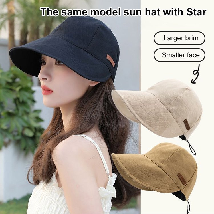 Cappello con protezione UV senza trucco