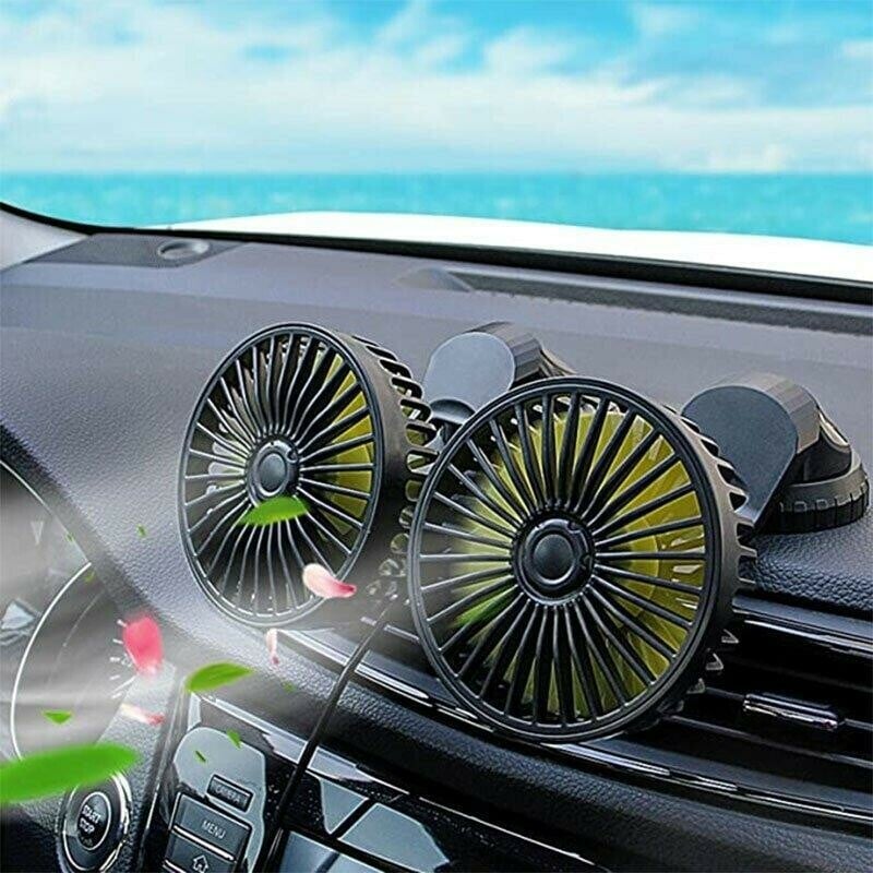 Essenziali per Auto - Doppia Ventola di Raffreddamento per Auto