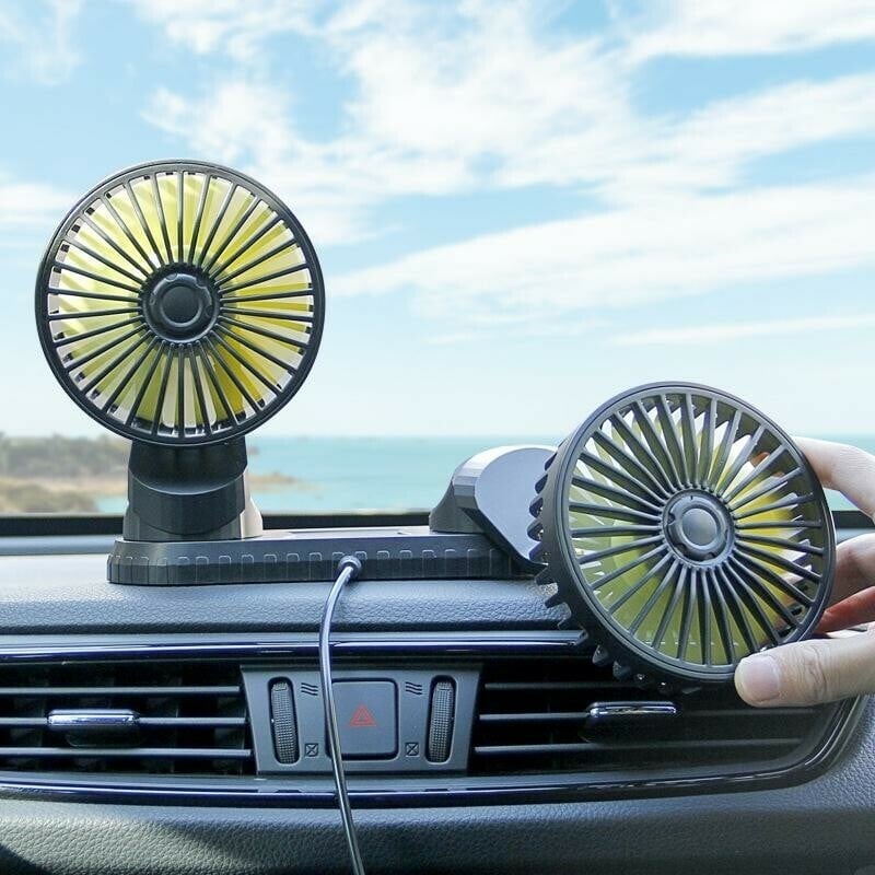 Essenziali per Auto - Doppia Ventola di Raffreddamento per Auto