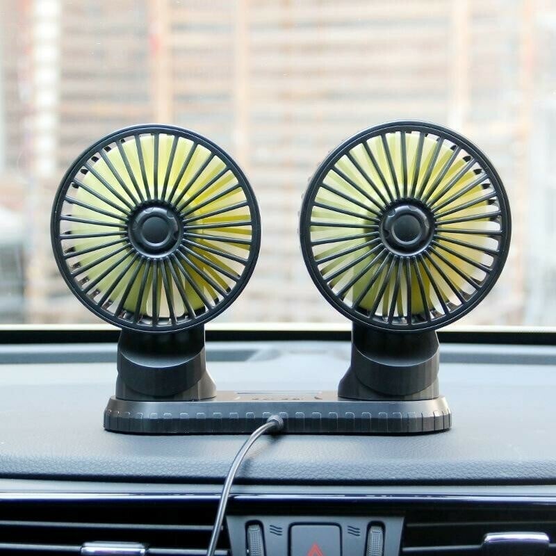 Essenziali per Auto - Doppia Ventola di Raffreddamento per Auto