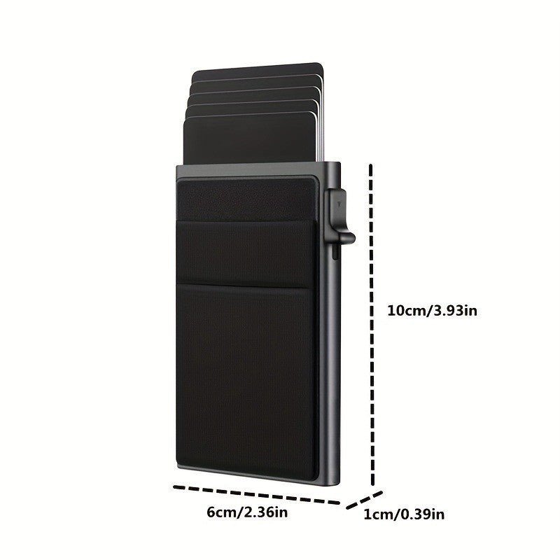 Portafoglio Porta Carte Sottile Pop-Up con Blocco RFID
